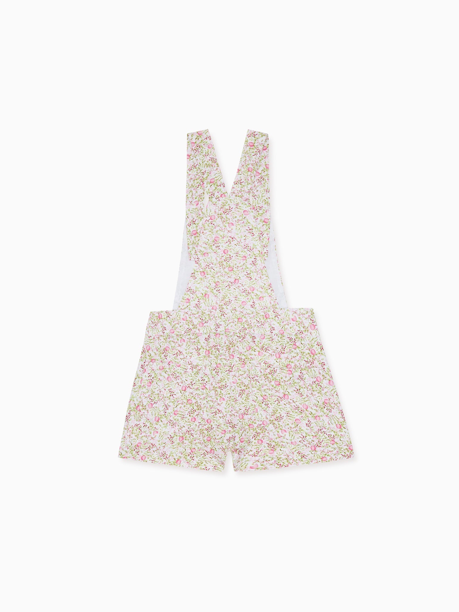 Pink Floral Ingrid Girl Overalls