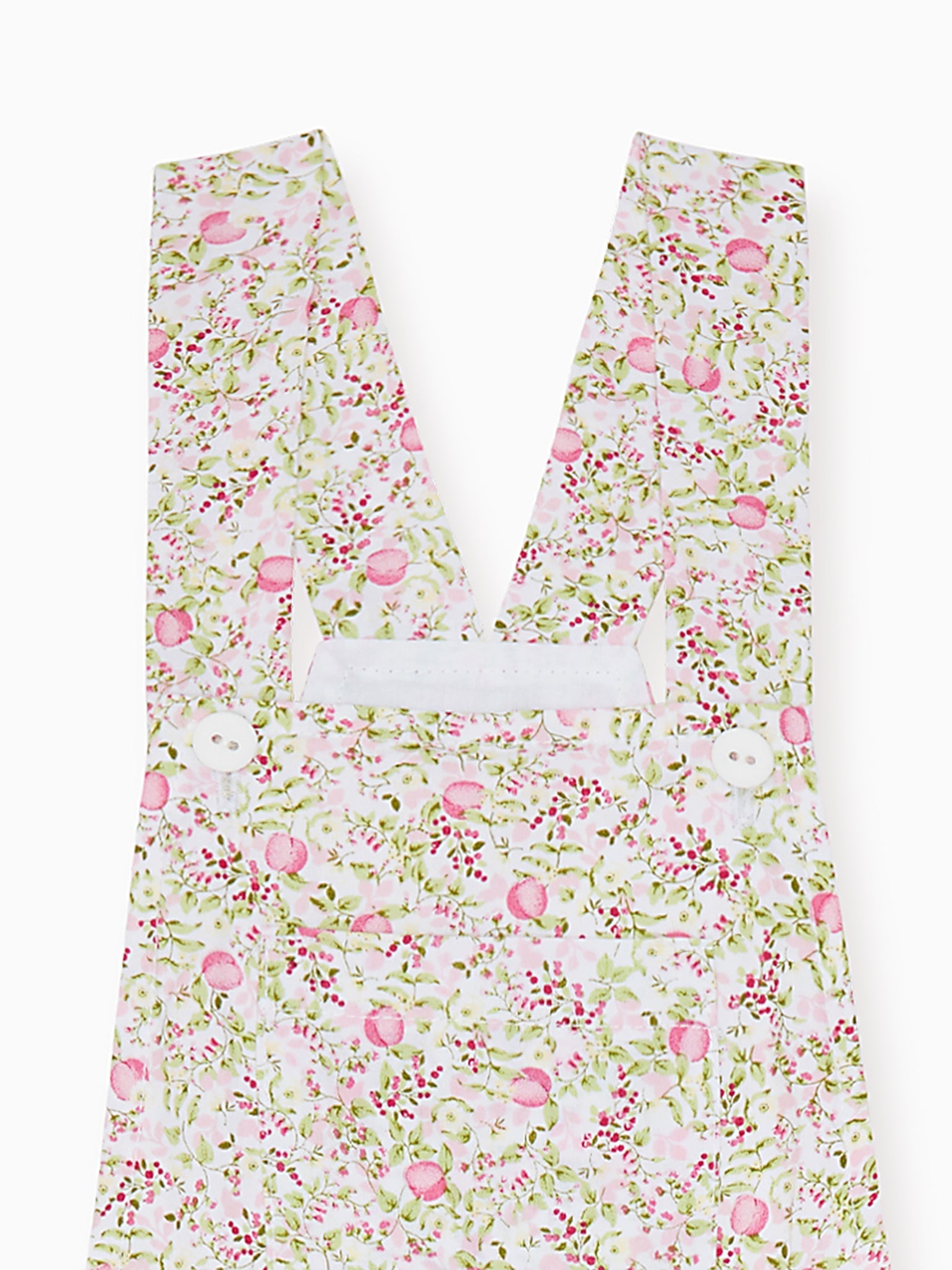 Pink Floral Ingrid Girl Overalls