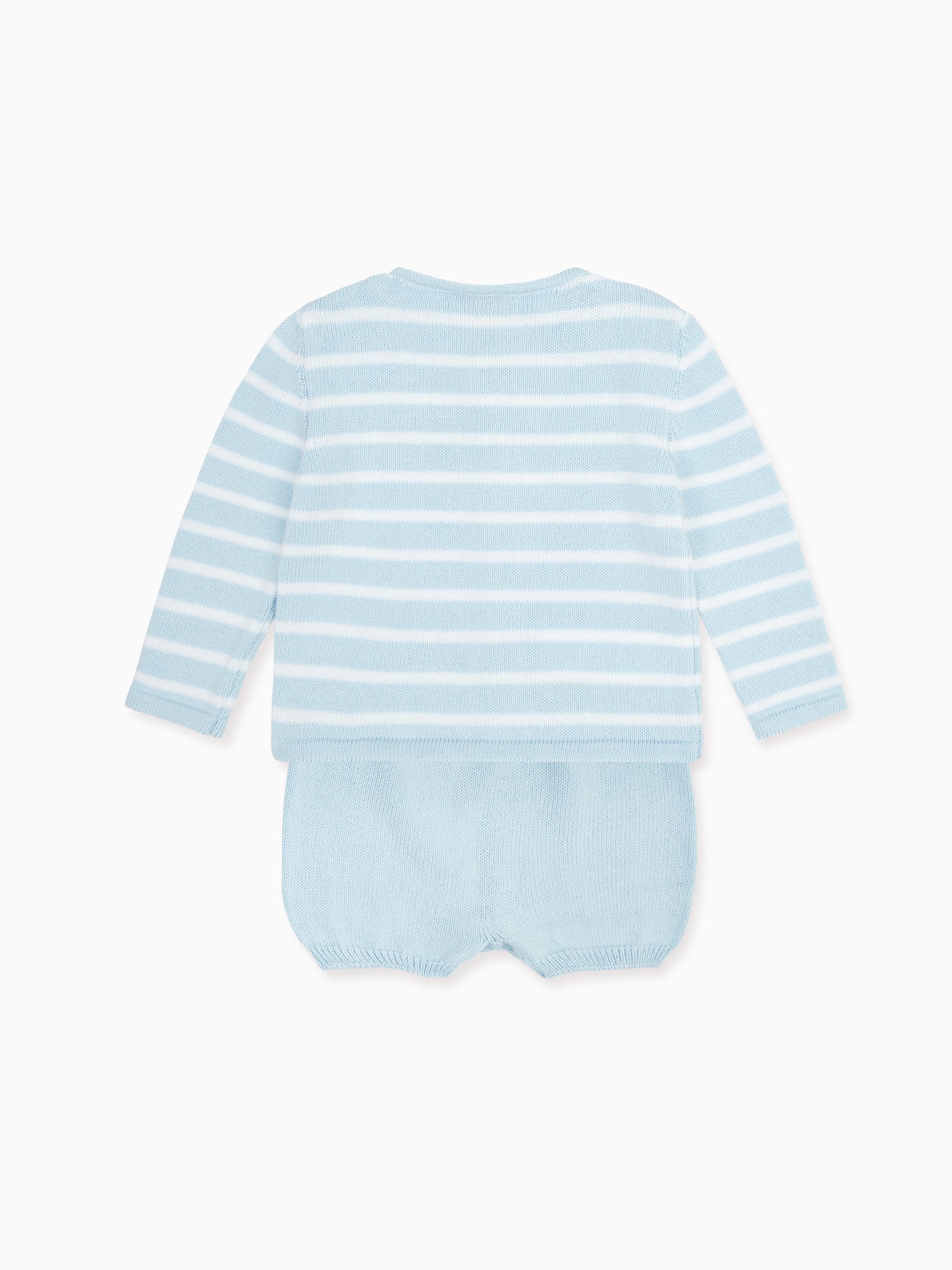 Light Blue Laica Cotton Baby Set