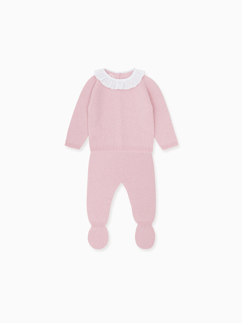 Dusty Pink Laria Cashmere Baby Girl Gift Box Set