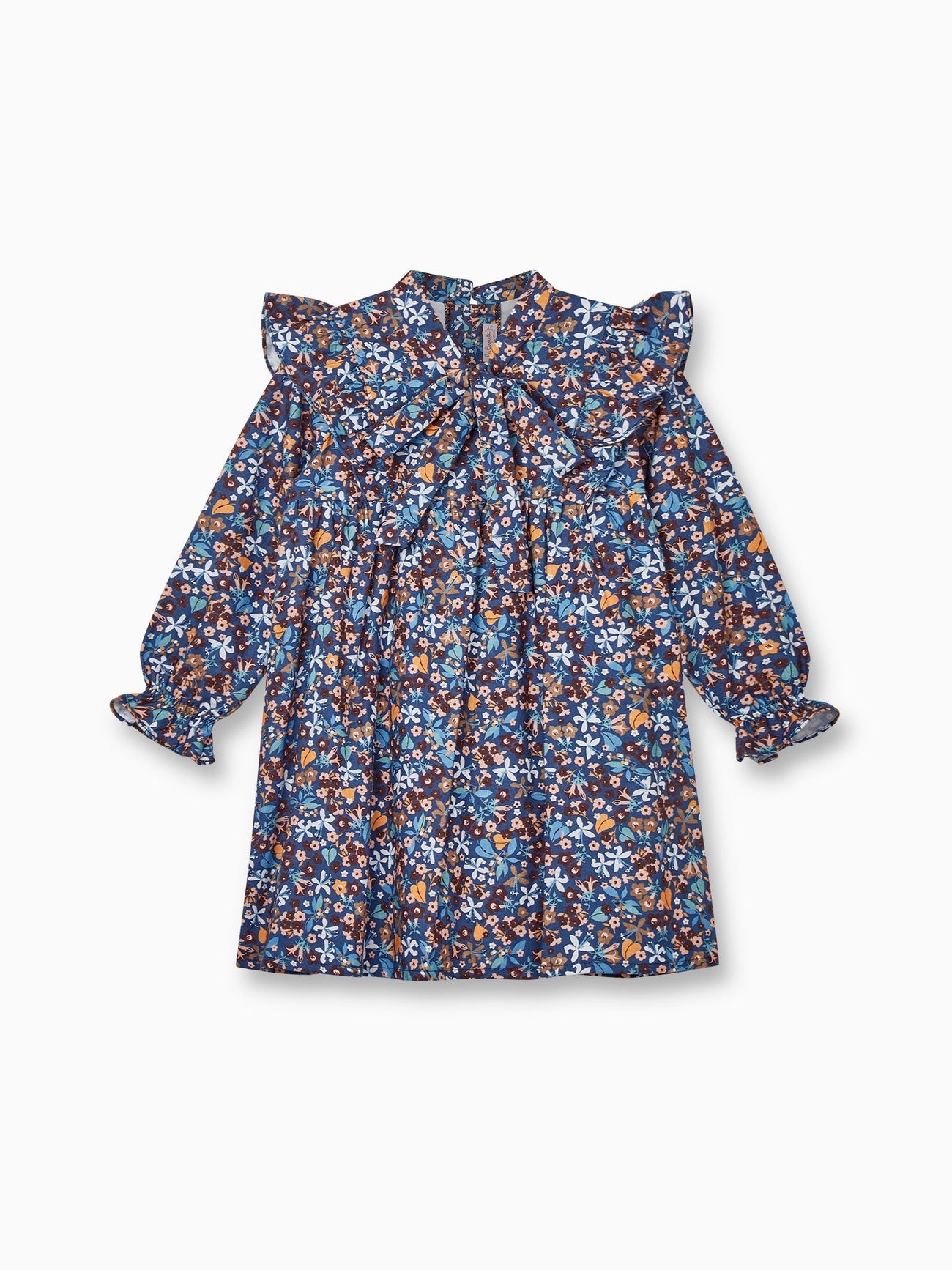 Blue Floral Laurelia Girl Dress