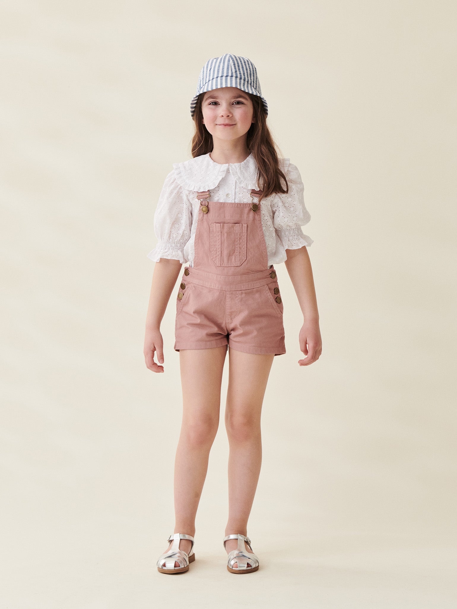 Pink Linda Girl Overalls