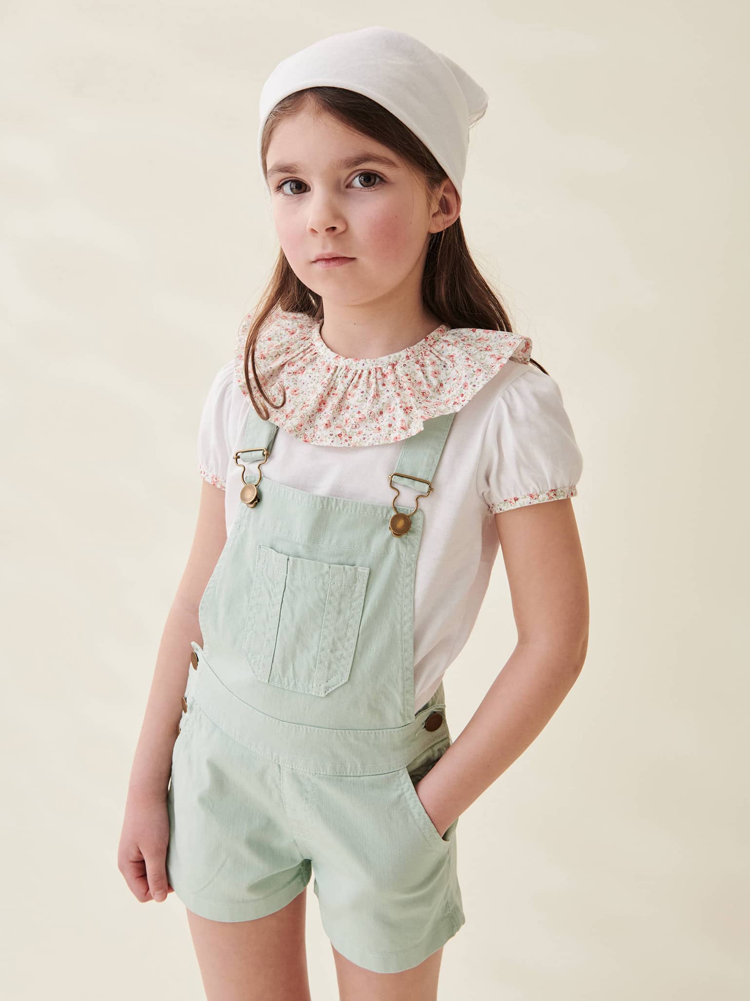 Sage Linda Girl Overalls