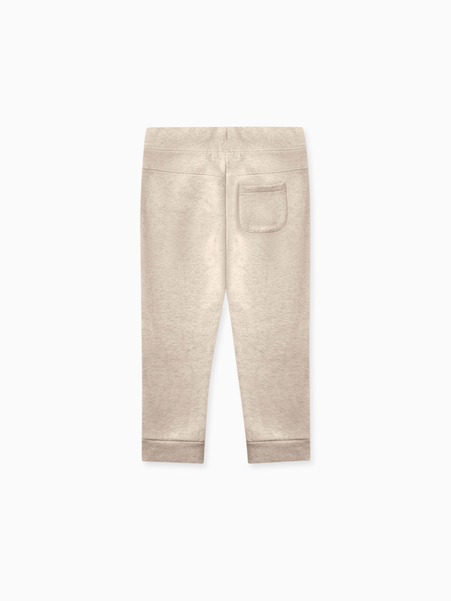 Oatmeal Melange Lionel Kids Jogging Bottoms