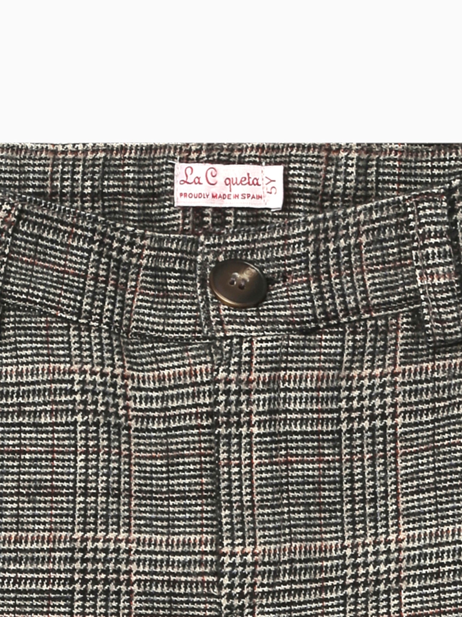 Brown Tweed Lucas Boy Shorts