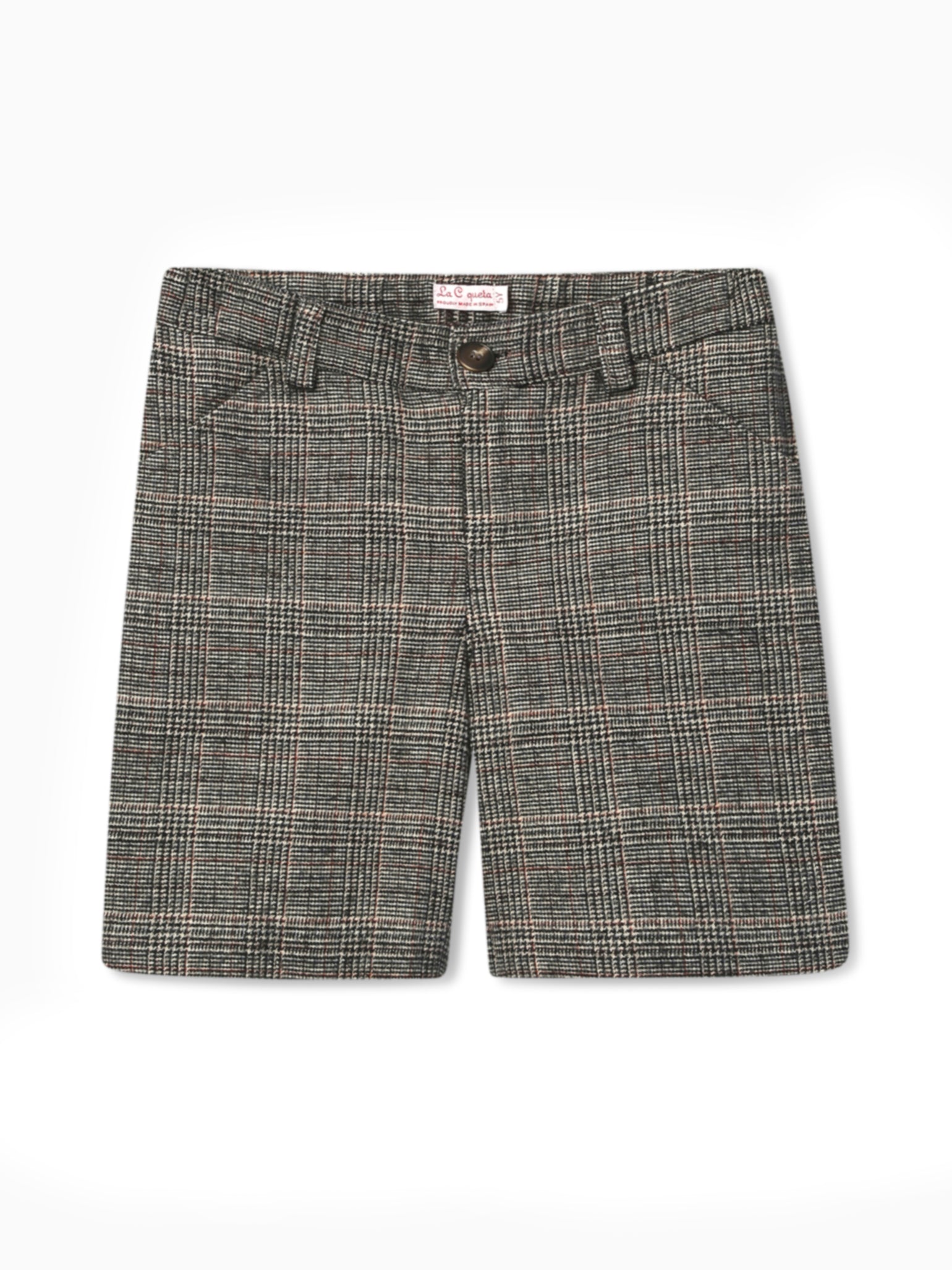 Brown Tweed Lucas Boy Shorts