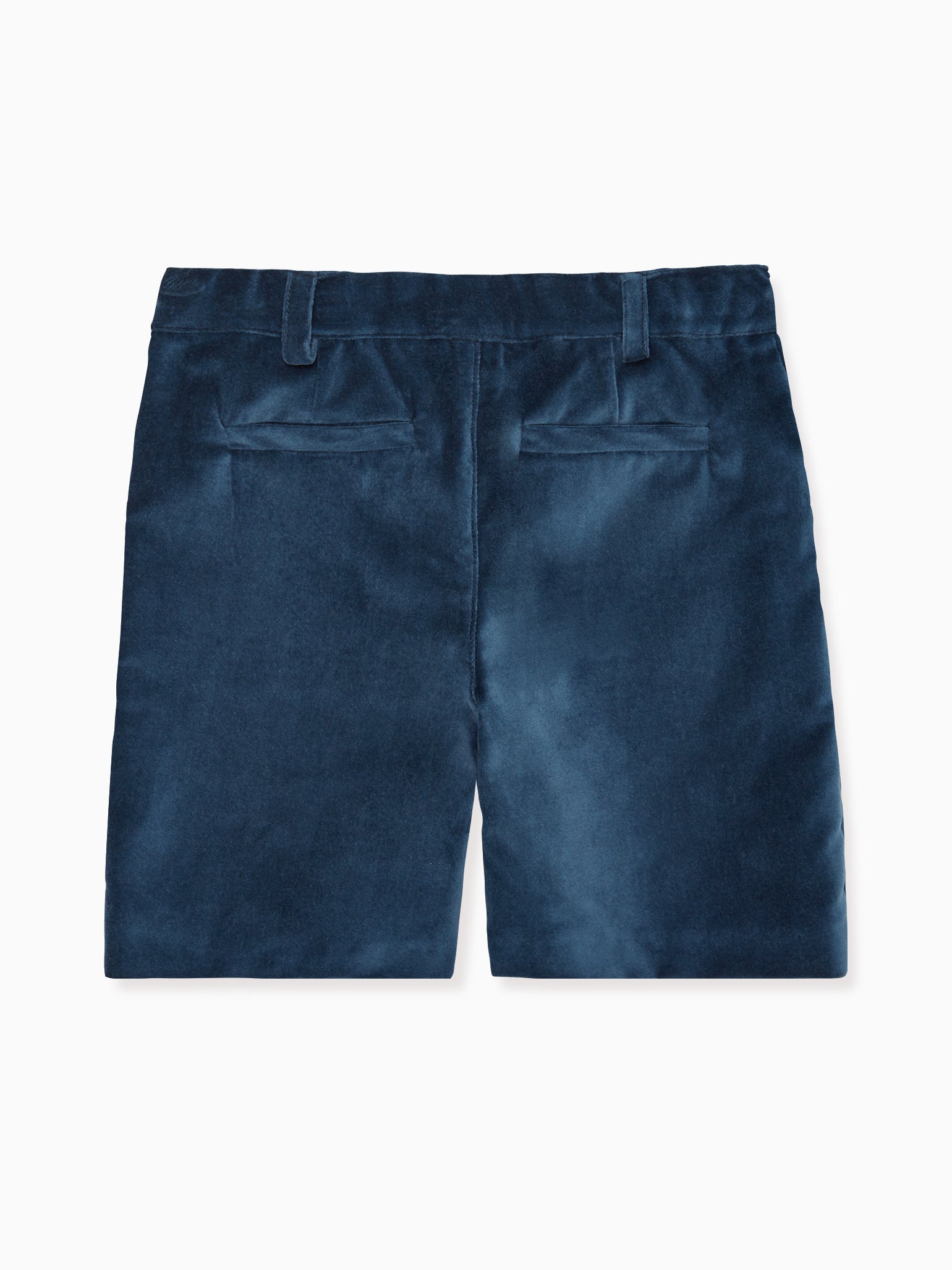 Navy blue shop velvet shorts