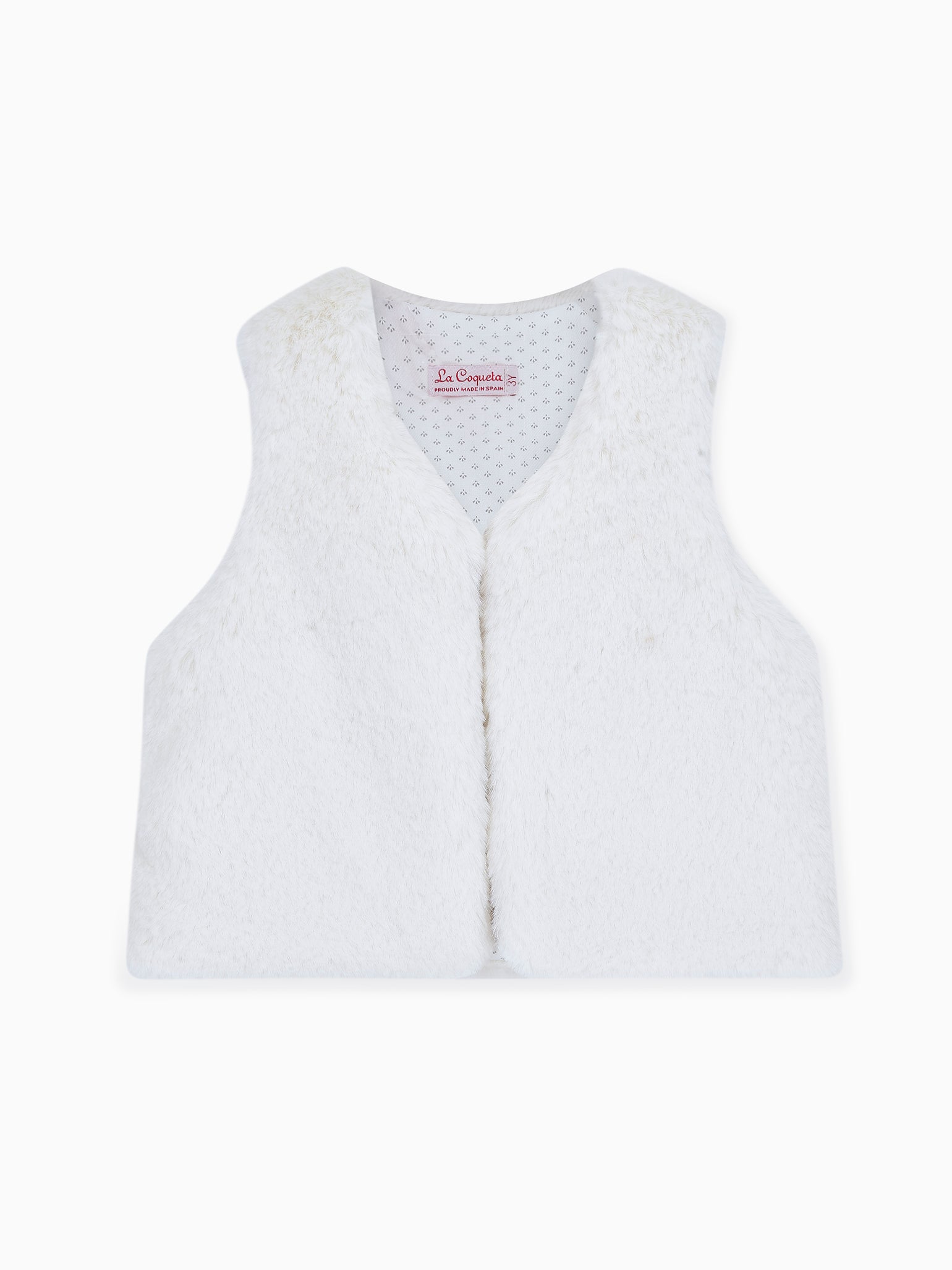 Ivory Marisol Girl Gilet