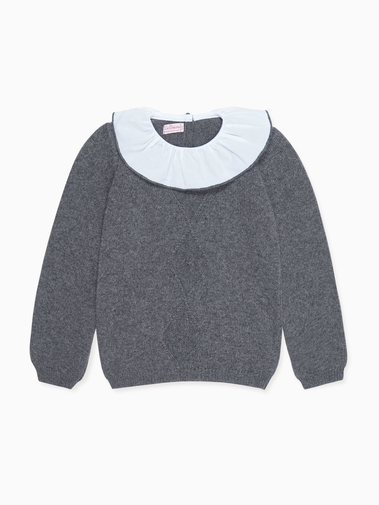 Grey Martina Merino Girl Sweater