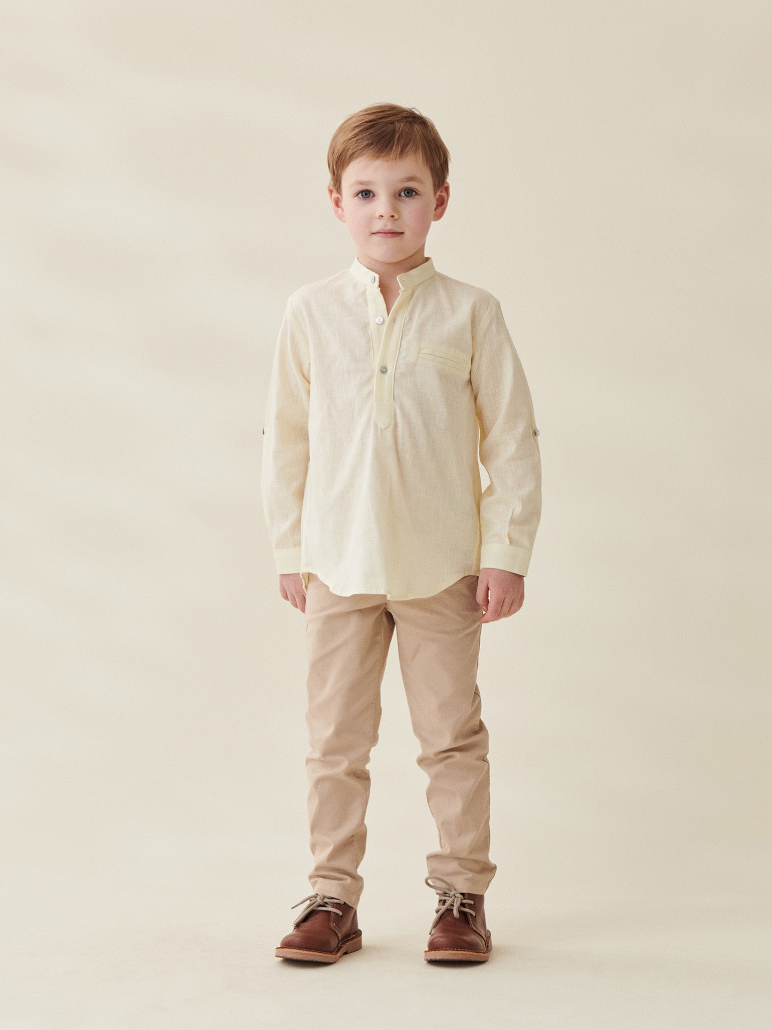 Yellow Mateo Boy Shirt