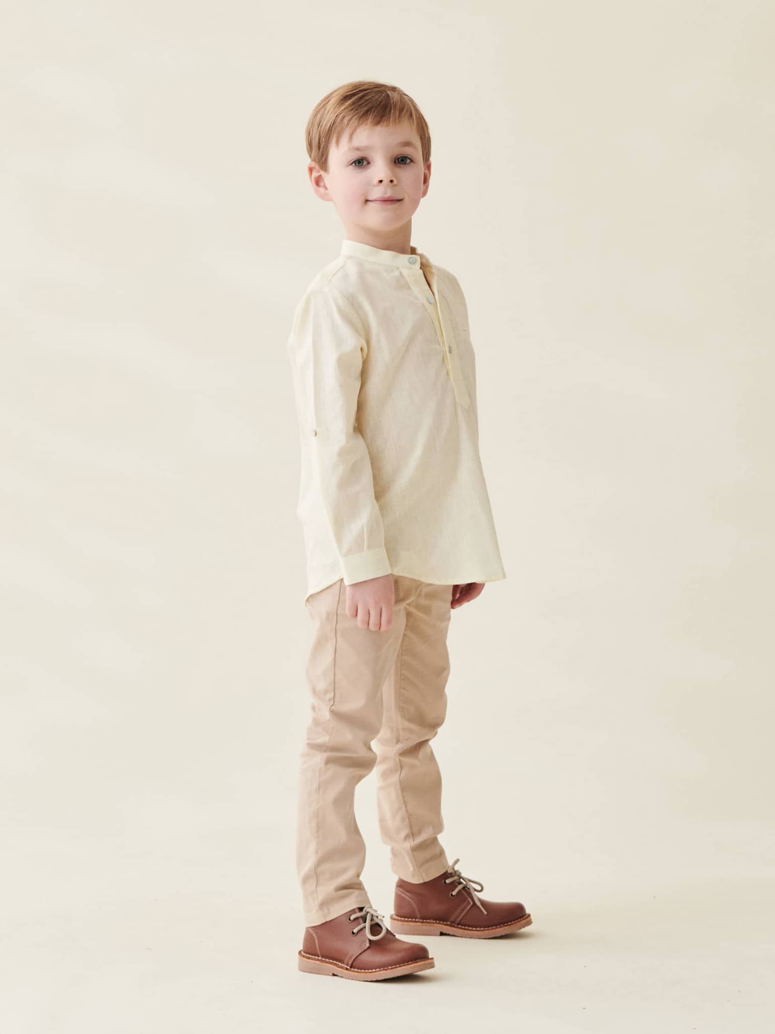 Yellow Mateo Boy Shirt