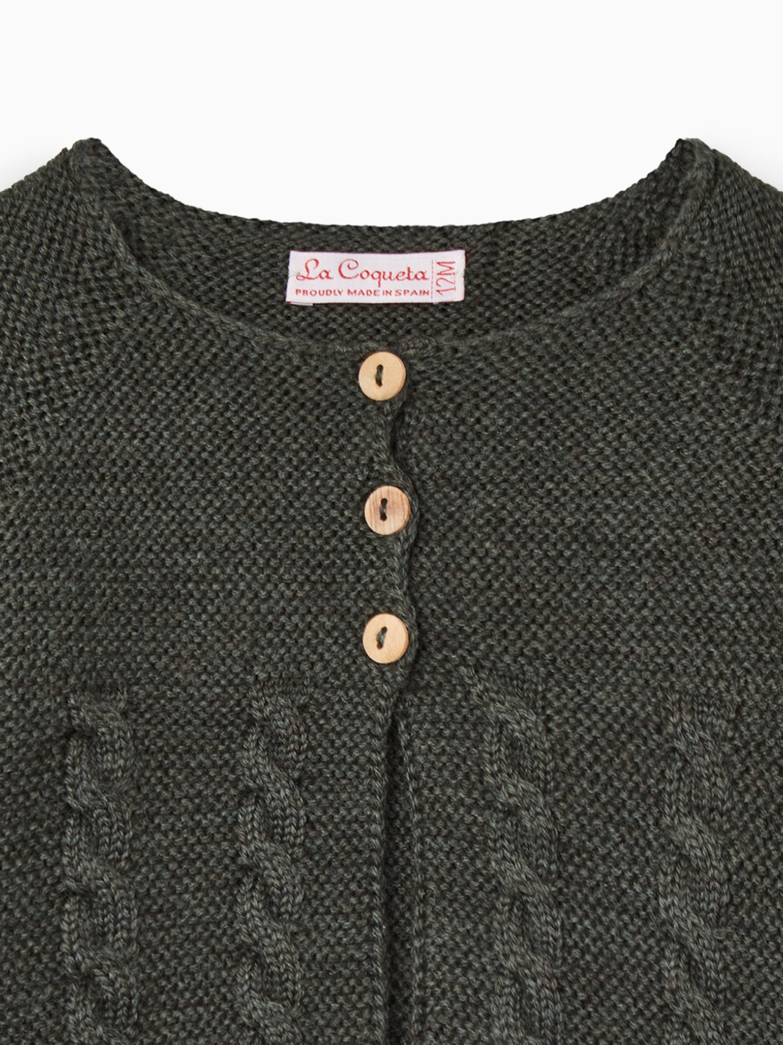 Olive Meia Merino Baby Cardigan