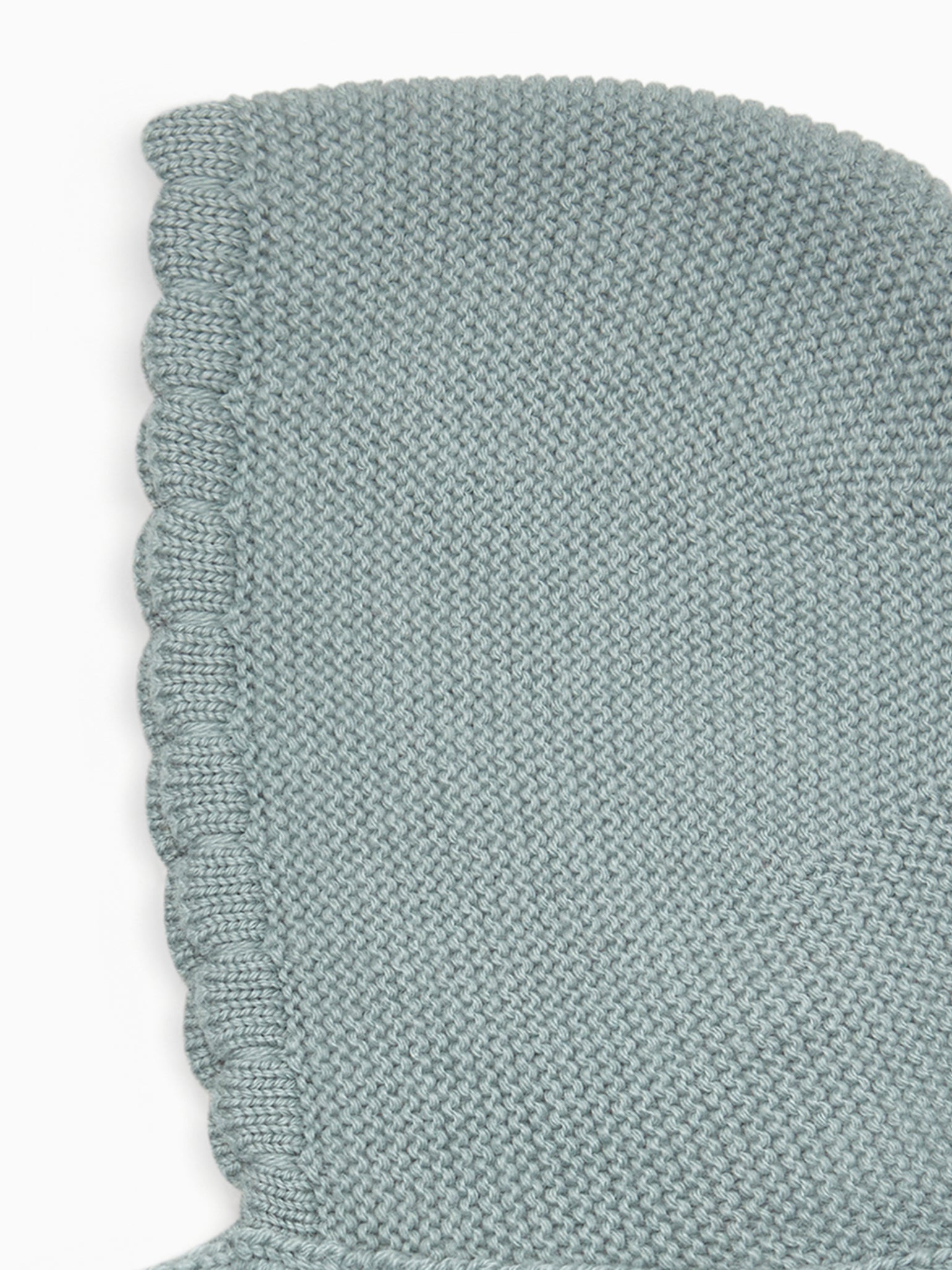 Sage Green Olfa Merino Baby Bonnet