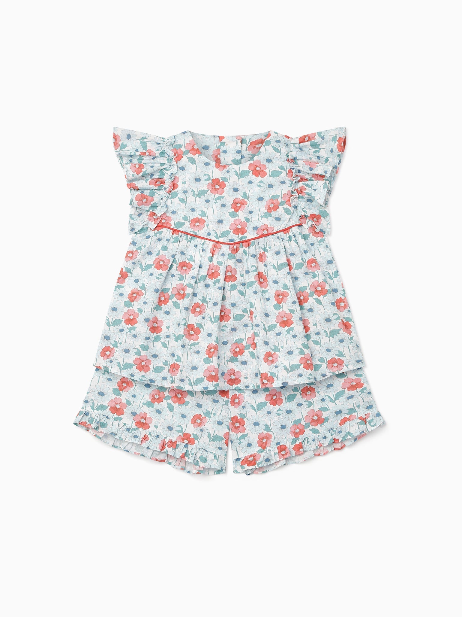 Blue Floral Oria Girl Set