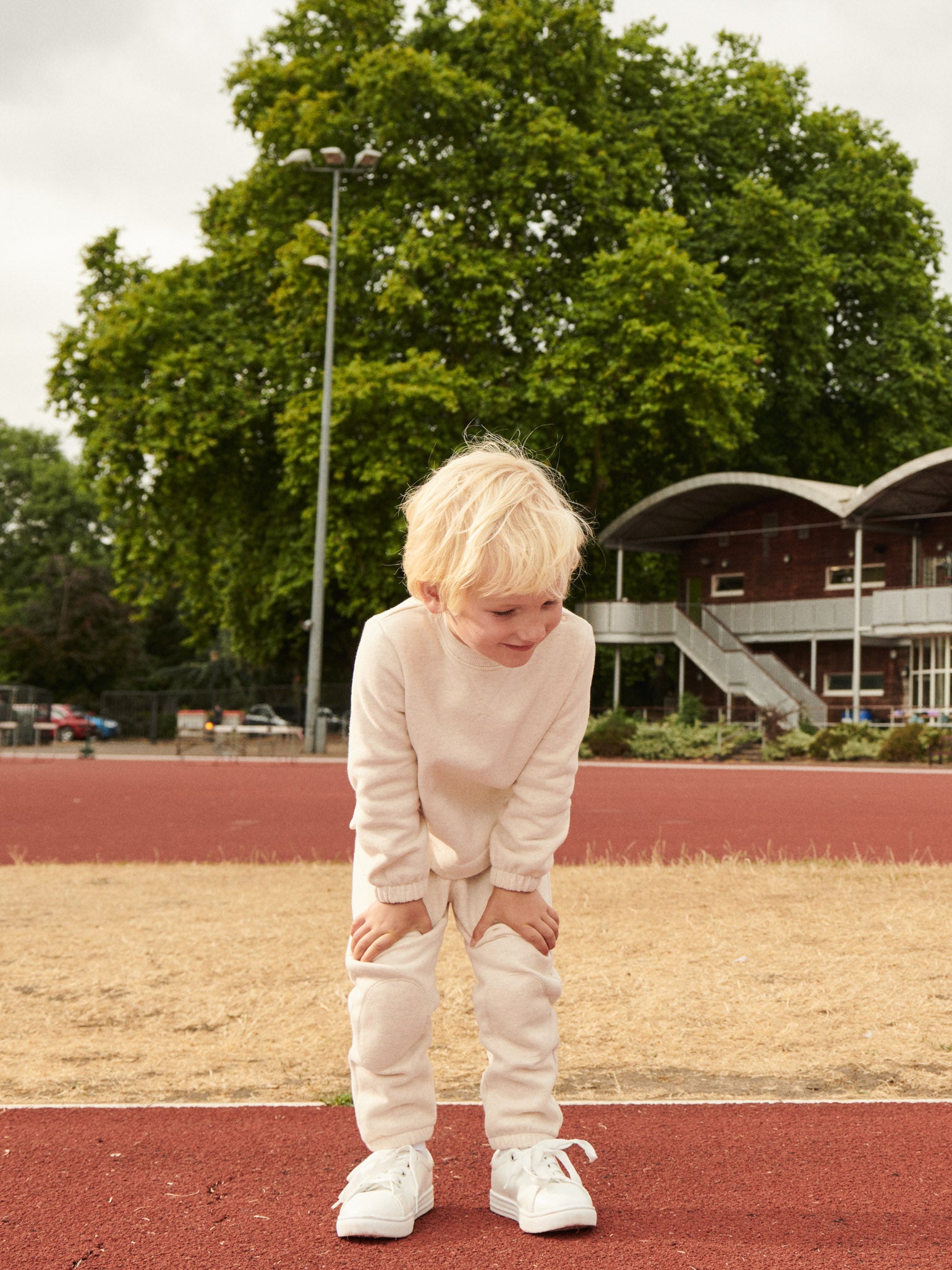 Oatmeal Melange Danica Baby Jogging Bottoms