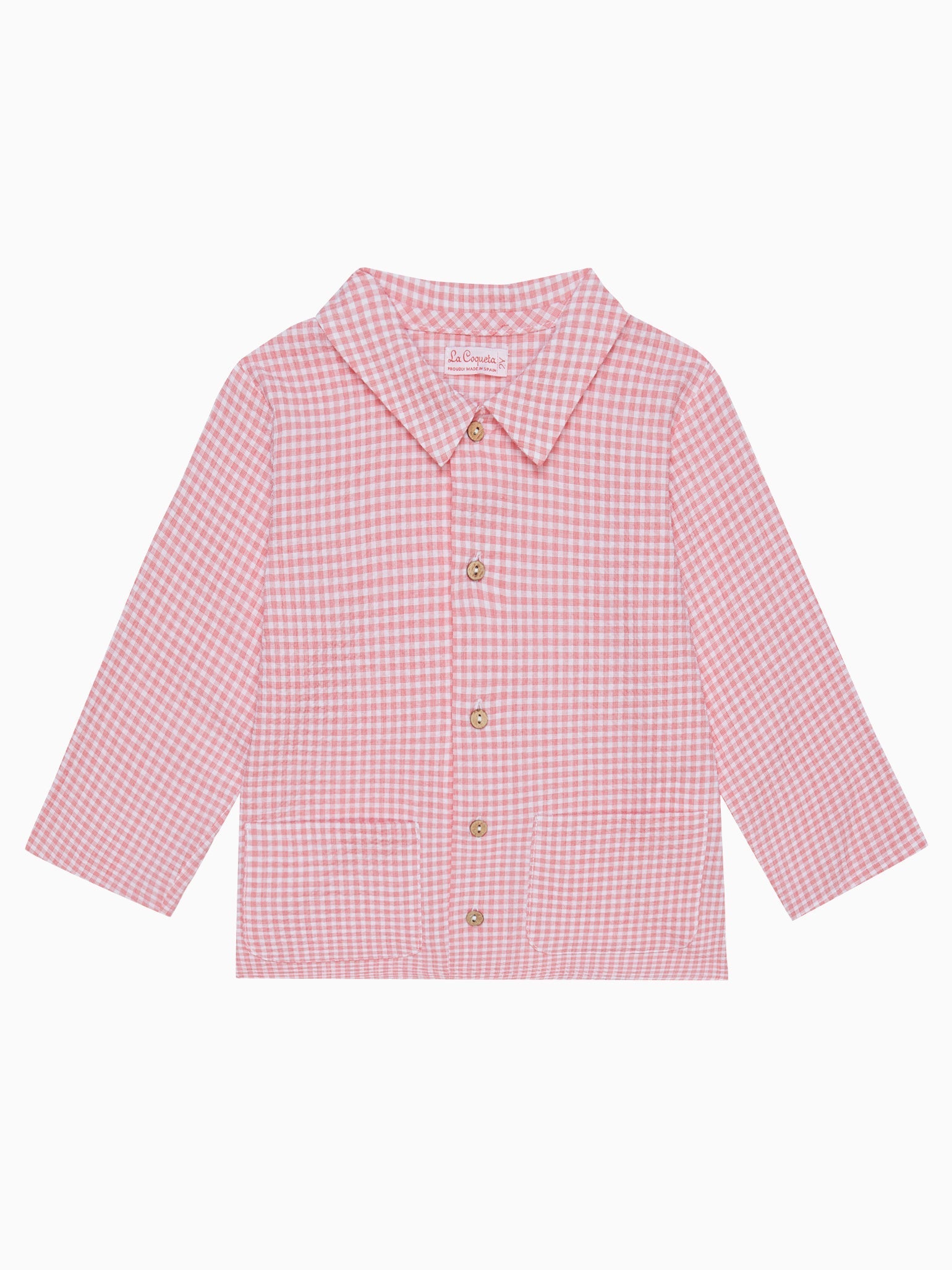 Red Gingham Priscila Boy Shirt