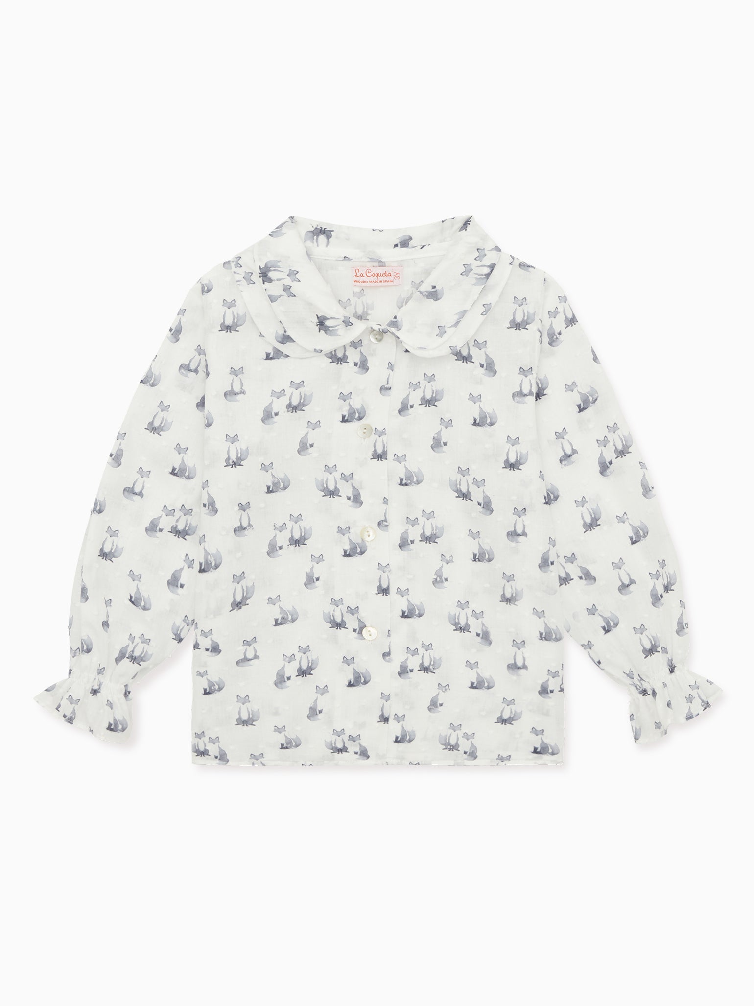 White Rebecca Baby Shirt