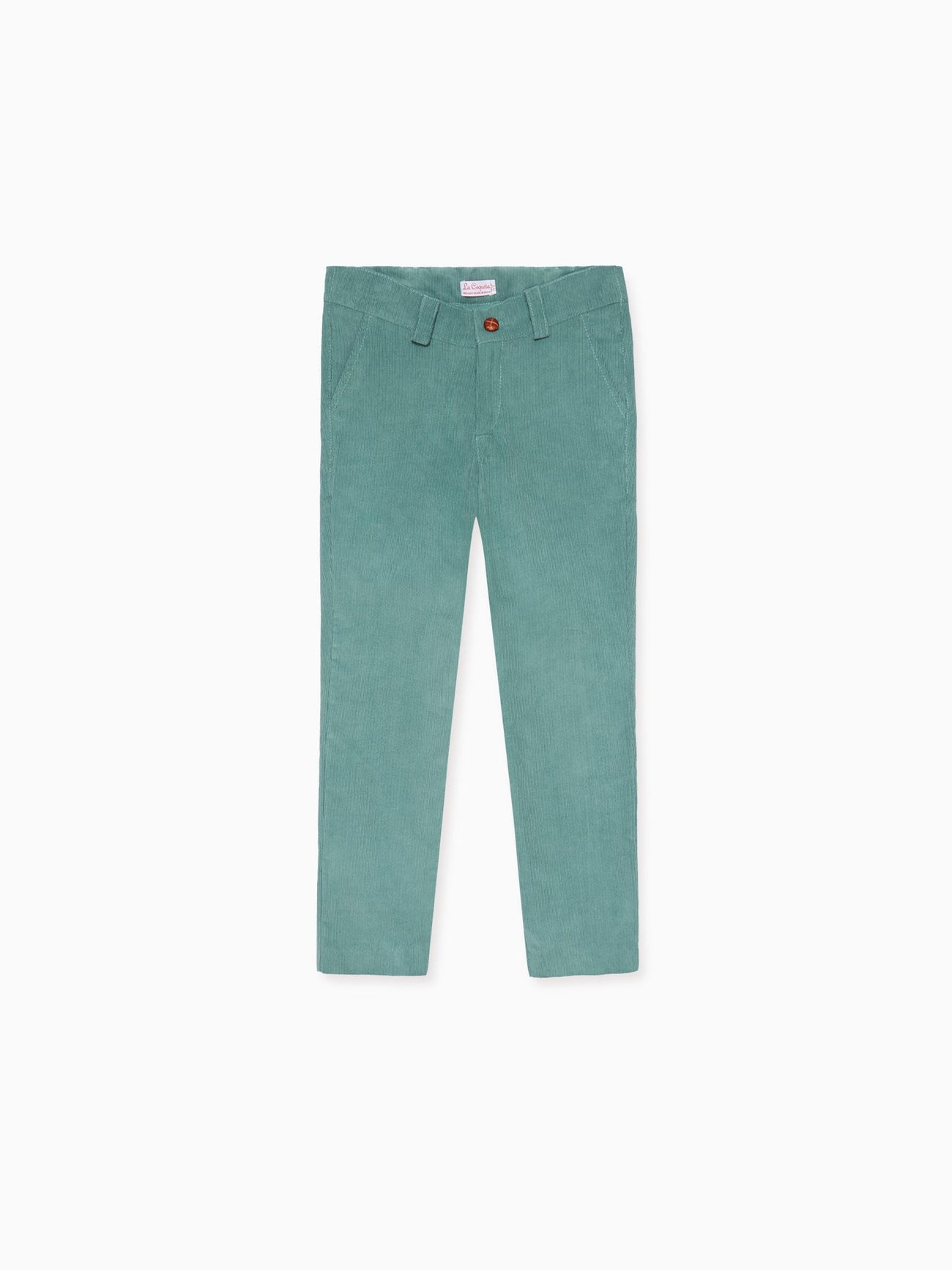 Green Reinaldo Boy Corduroy Pants