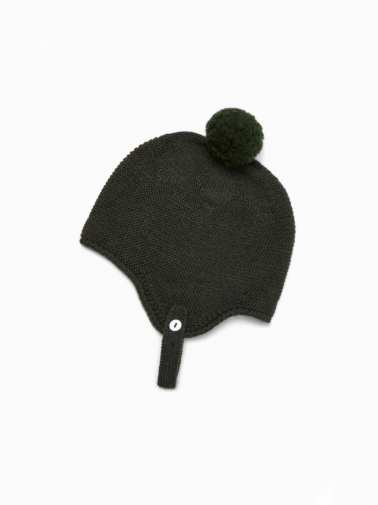 Olive Renta Merino Baby Bonnet