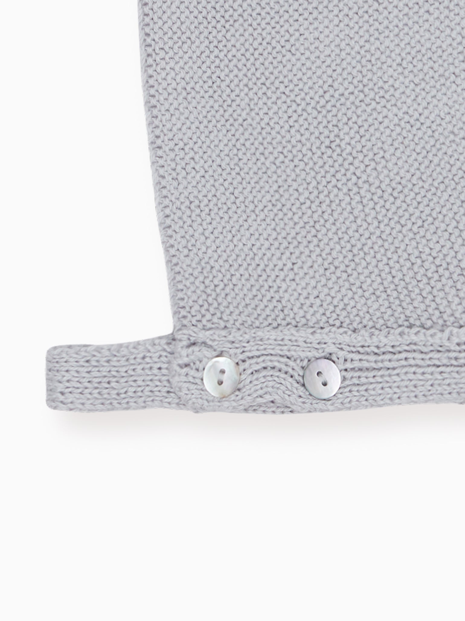 Grey Rilo Cotton Baby Bonnet