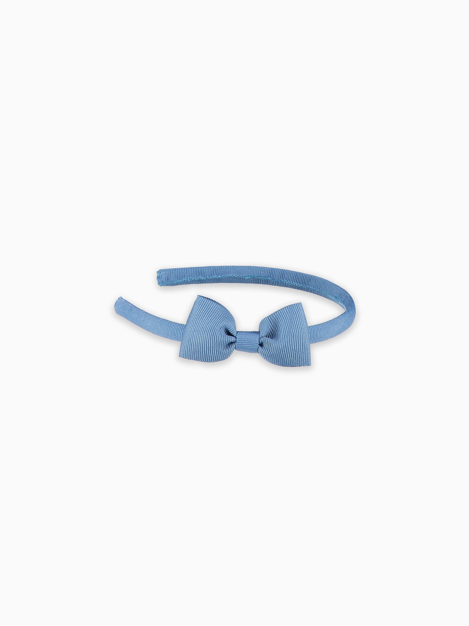 Dusty Blue Small Bow Girl Headband