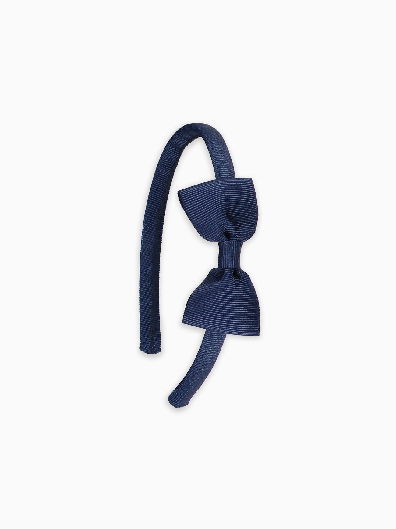 Navy Blue Small Bow Girl Headband