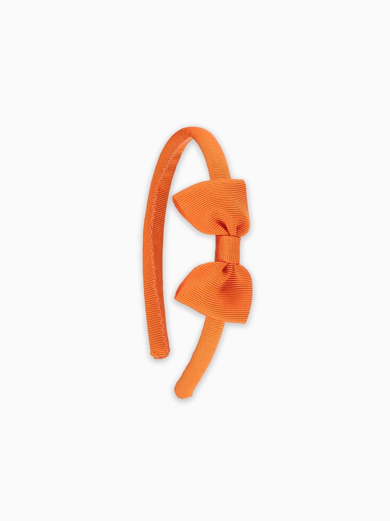 Orange Small Bow Girl Headband