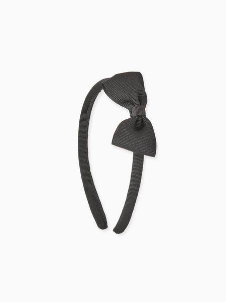 Dolce & Gabbana Black Bow Hair Clip Glitter Headband Women Black Hair DOLCE & GABBANA Diadem Headband Black Crystal White Hair  main image 3