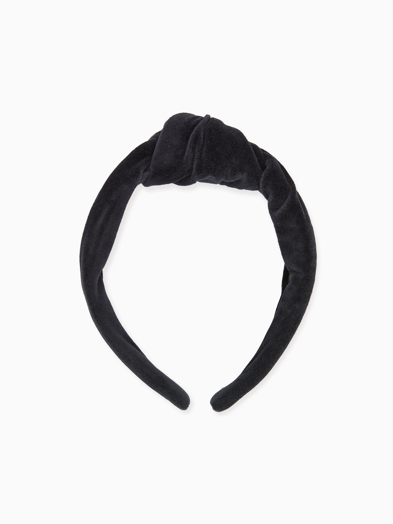 Black Velvet Top Knot Girl Headband