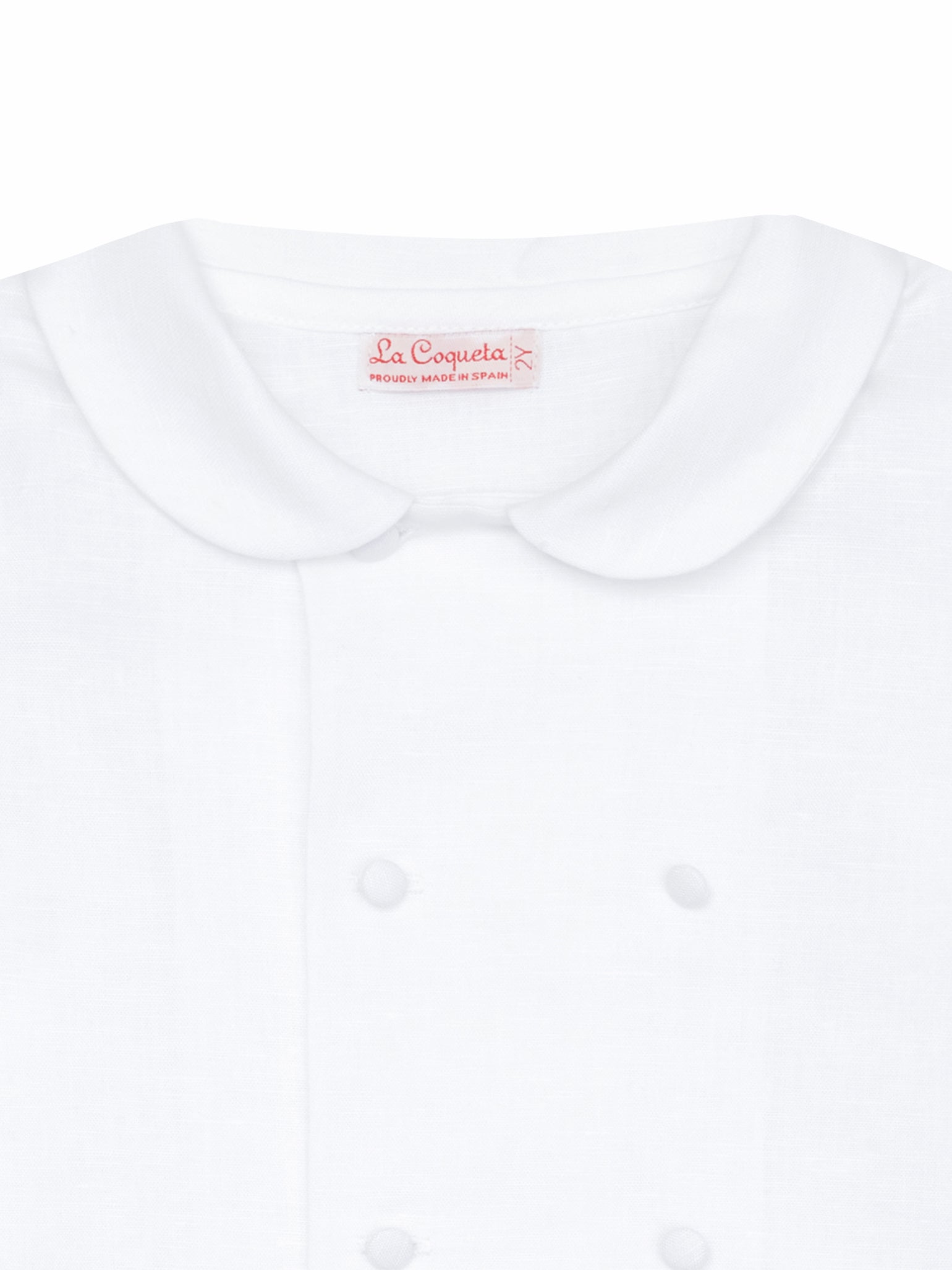 White Toni Ceremony Short Sleeve Boy Shirt